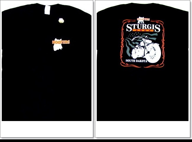 LG Hooters Uniform Sleeveless T-Shirt Sturgis Fatboy Biker 04 Halloween Costume 