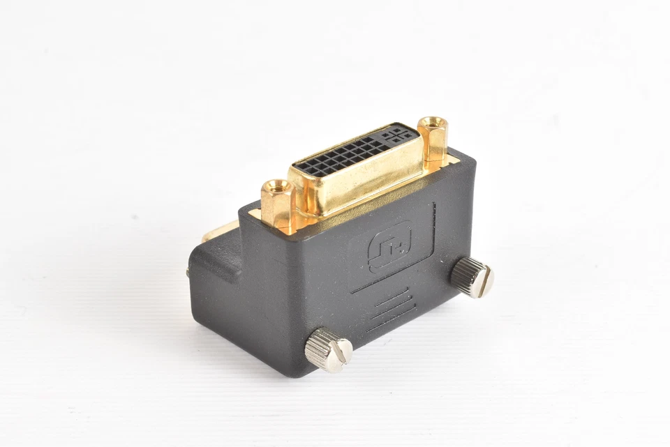 Delock Adapter DVI 29 pin male -> female 90° Winkel Stecker Buchse Gewinkelt - Bild 2 von 4