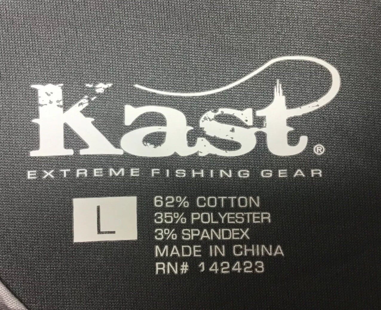 Kast Extreme Fishing Gear Recon Guide Shirt Grey Plaid Large Brand New