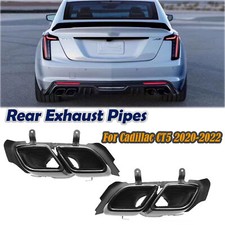 For Cadillac CT5 2020-2024 2021 Car Rear Exhaust Muffler Tail Pipes Tip Kit 2x
