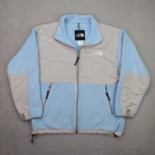 The North Face Denali Fleece Jacket Youth Junior Size XL Girls Light Blue Gray