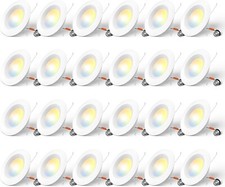 24 Pack 5/6 inch 5CCT LED Recessed Lighting, ...