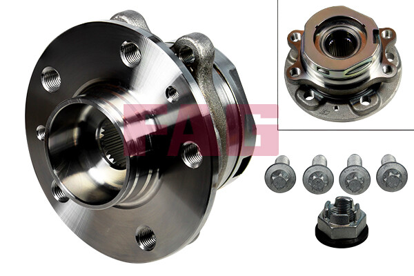 Fag 713 6451 90 Radlagerkit FüR Nissan, Opel, Renault, Vauxhall-image