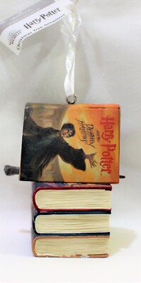Hallmark Harry Potter Book Stack Ornament Hanging Decoration | eBay