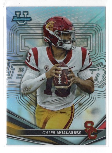 2022-23 Bowman's Best University Caleb Williams #1 Refractor