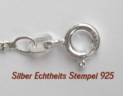 Herz Anhänger 42cm Kette Echt Silber Damenschmuck Halskette Damen Kette