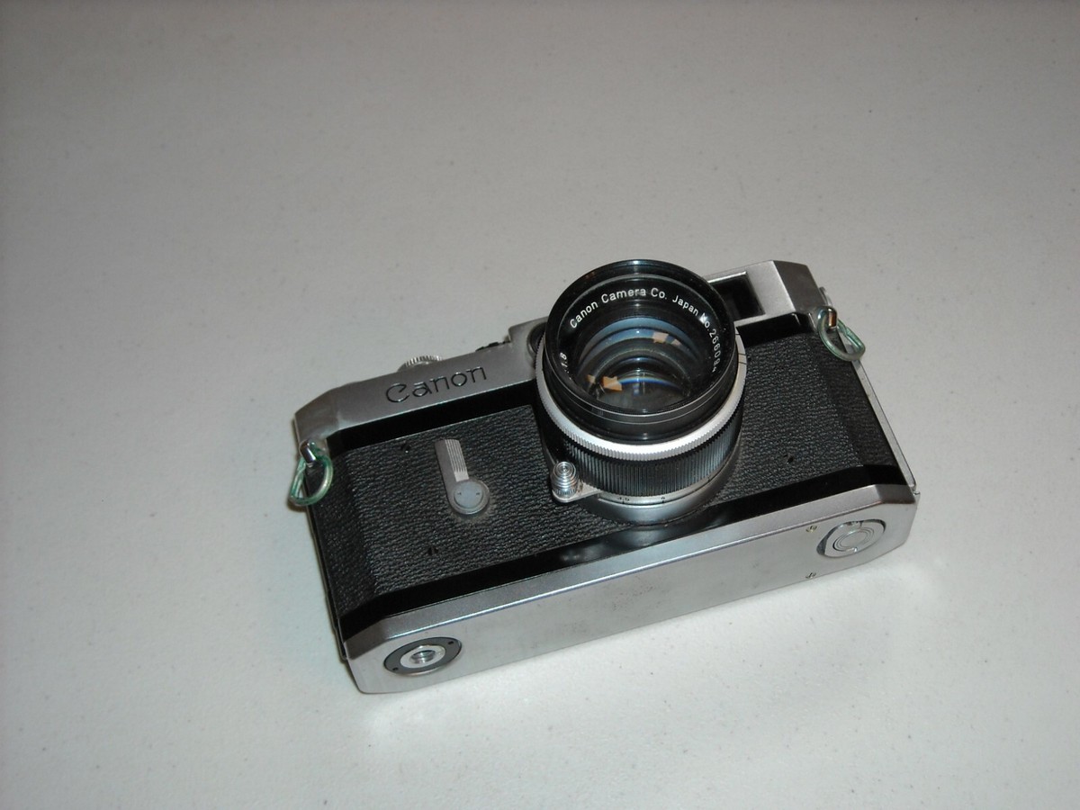 Canon P Rangefinder Film Camera 50mm f/1.8 From JAPAN + ORIGINAL