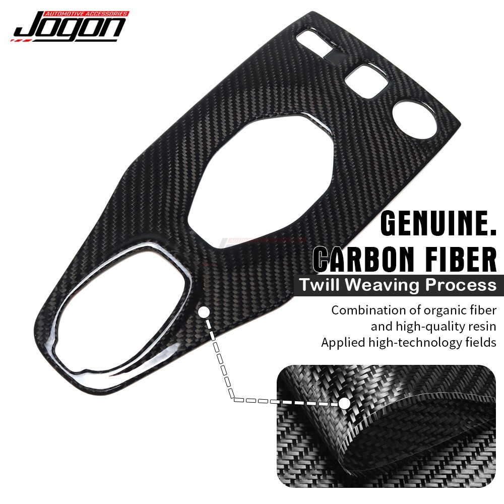 Real Carbon Console AT Gear Shift Panel Cover For Lotus Emira GT4 2022 2023 2024