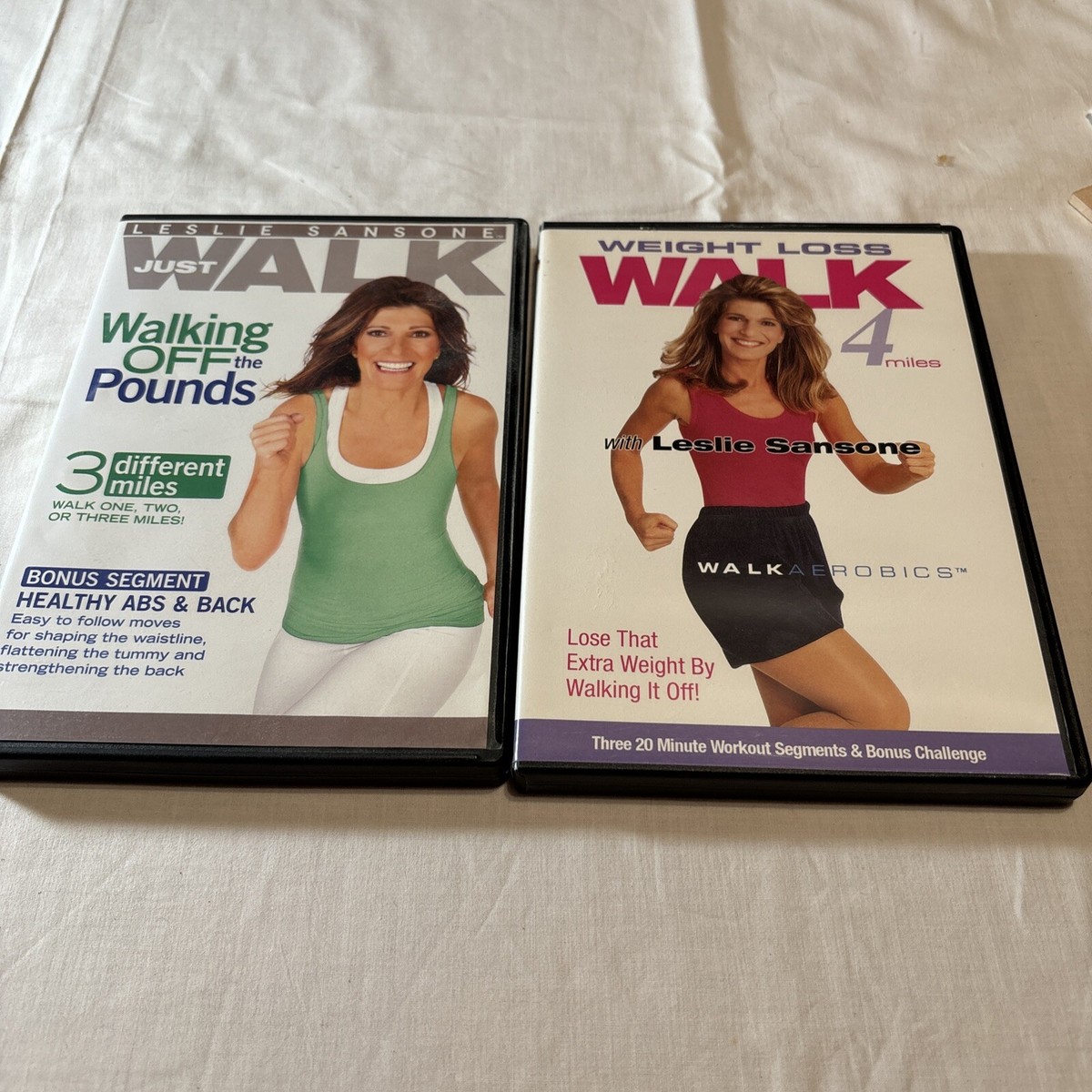 Leslie Sansone Weight Loss Walk: Walk Miles Diffent miles DVD Lot  ACCEPT