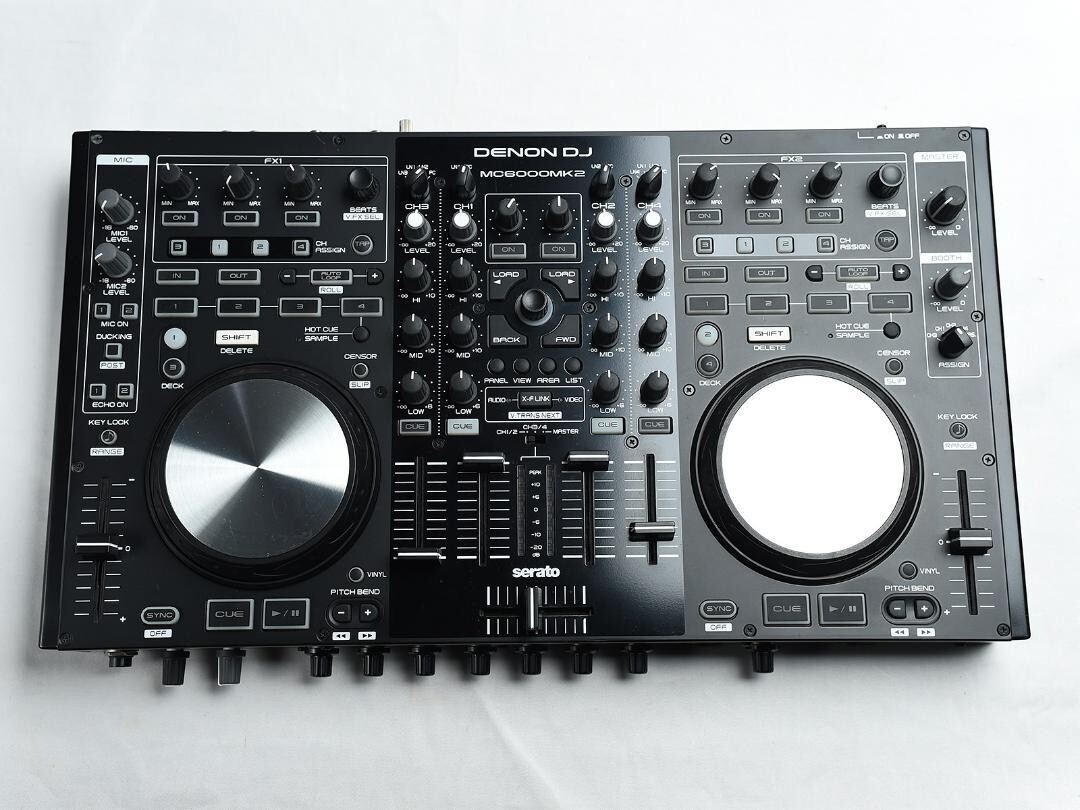 Denon MC6000MK2 4ch Serato Digital DJ Controller & Mixer MC 6000 