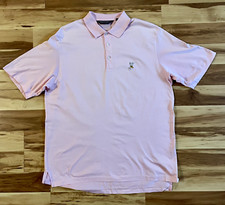 Polo Golf Ralph Lauren Large Pink P-Wing Embroidered Short Sleeve Shirt