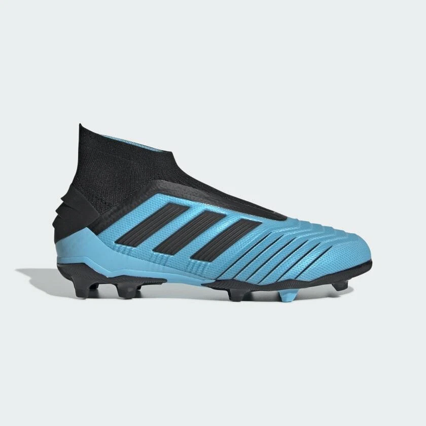Adidas Predator 19 FG J Kids Firm Ground Soccer Cleats Bright Cyan G25788 19.1