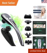 Handheld Deep Tissue Massager with 3600 RPM Motor and 5 Speeds for Muscle Relief