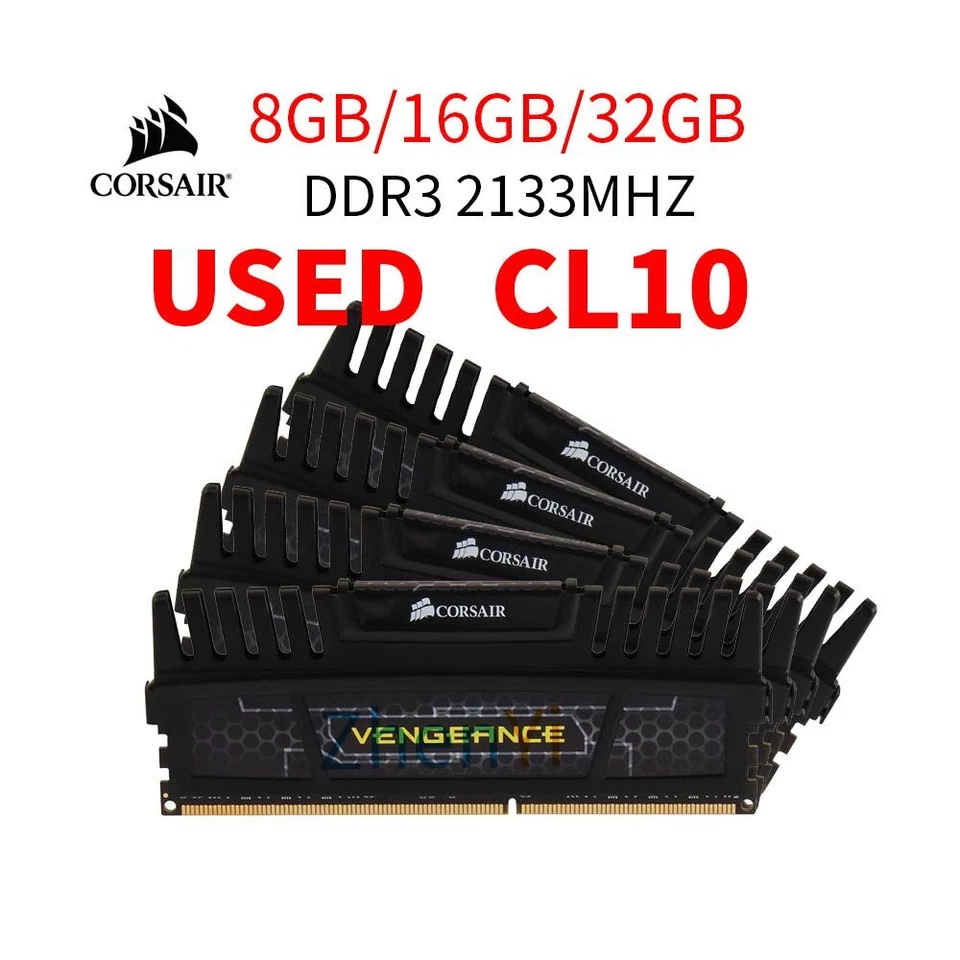 Corsair Vengeance 32GB 16GB 8G DDR3 1600 1866 2133 2400MHz Desktop Memory LOT AB - Image 2 of 4