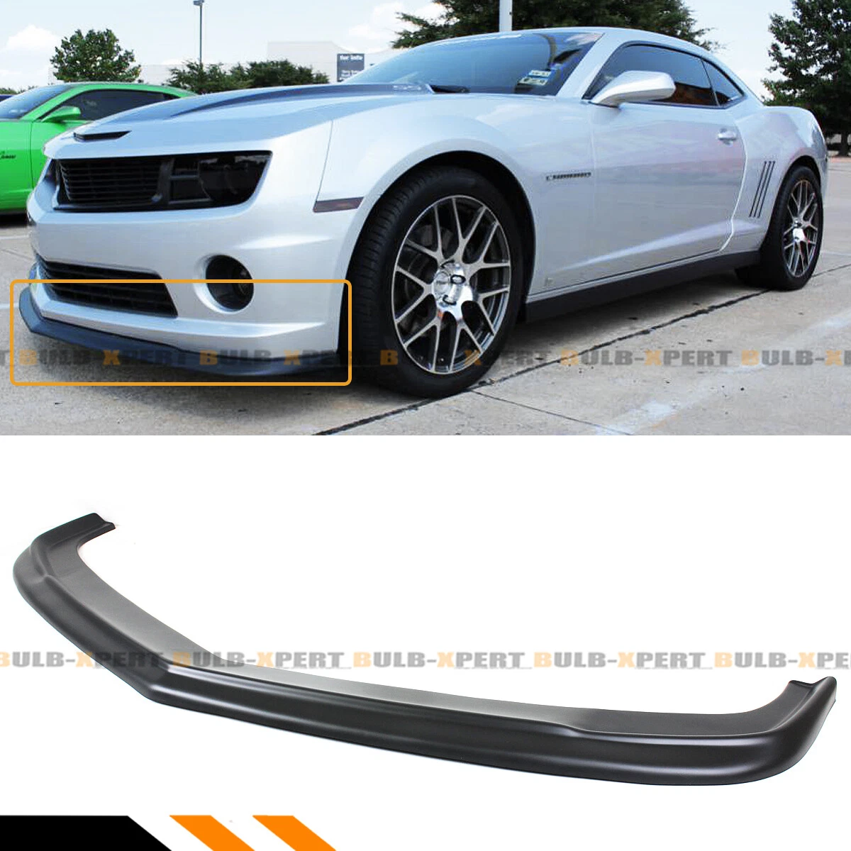 FOR 2010 2013 CHEVY CAMARO SS V8 ZL1 STYLE FRONT BUMPER LIP