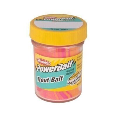 Berkley Scent Attractant PowerBait Trout Bait Dough Jar 1.75 Oz Sherbet BTBSB2