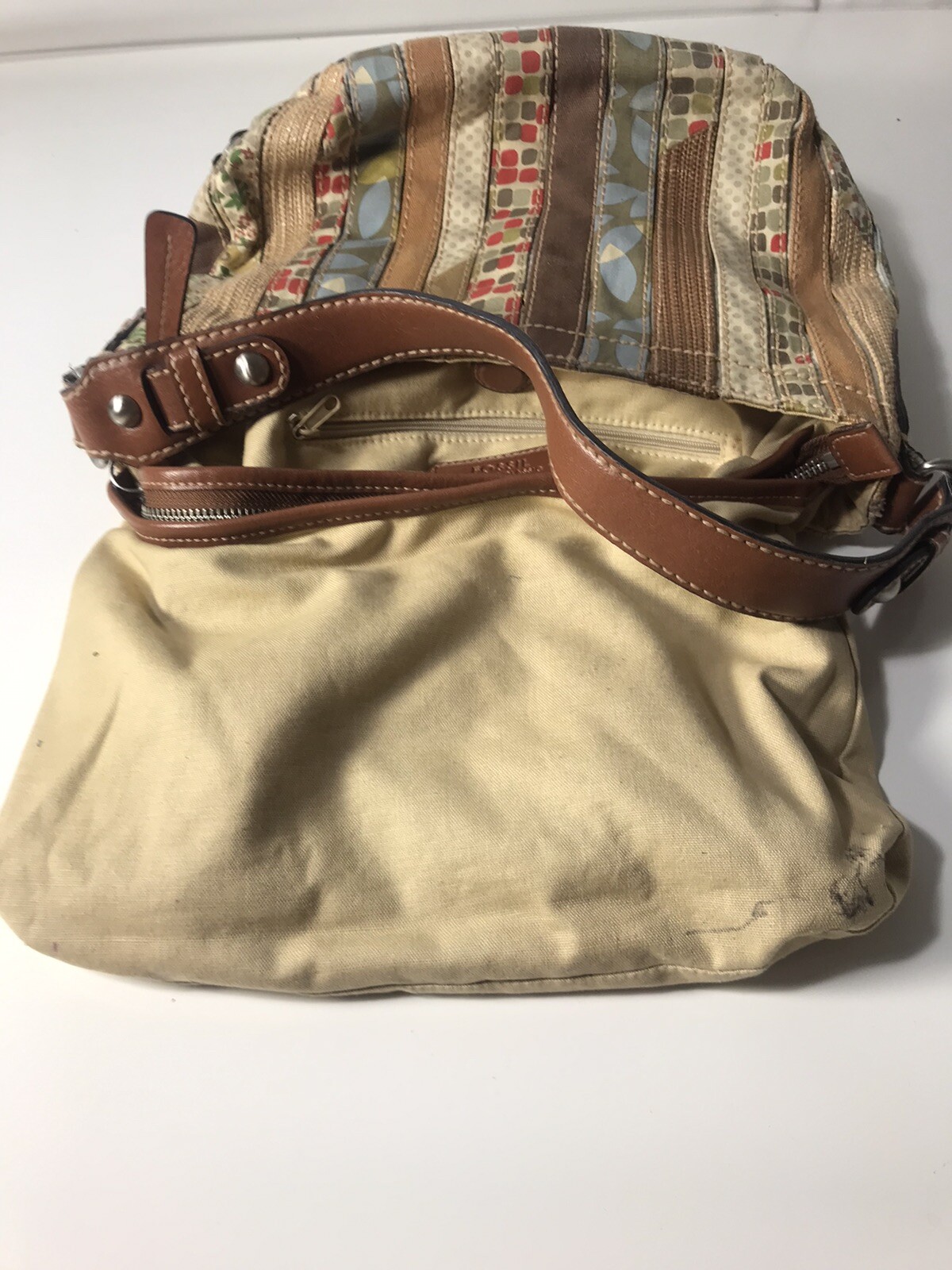 Fossil Long Live Vintage 1954 Floral Shoulder Handbag… Gem