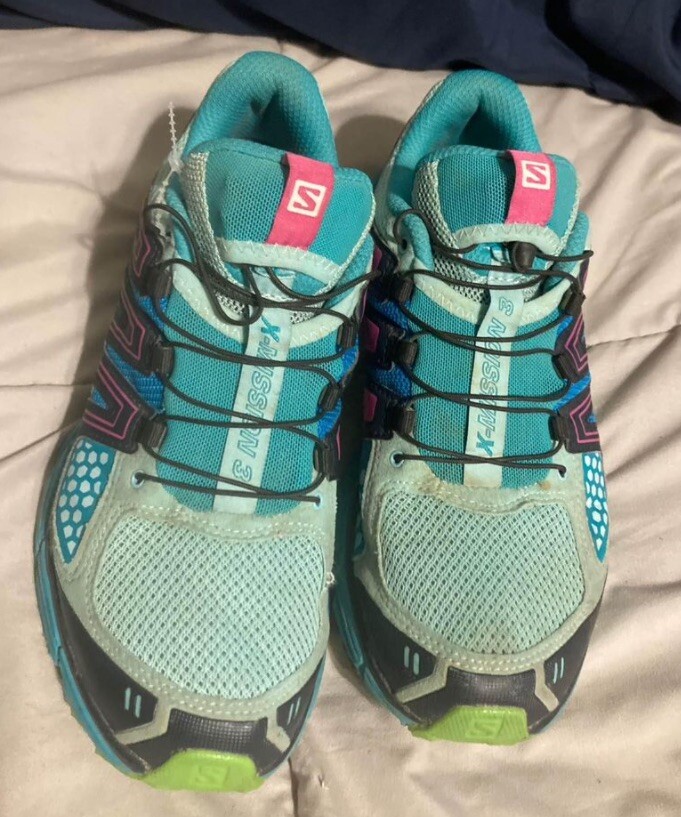 Scarpe da trekking SALOMON X Mission 3 donna taglia 8 turchese trail running