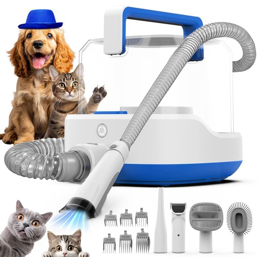 9000Pa Cordless AIRROBO PG200 3L Dog Pet Grooming Vacuum with Pet Clippers US