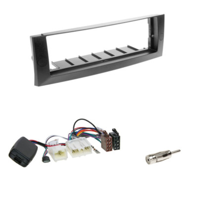 Radio Blende+Alpine Lenkradadapter für Mitsubishi Colt (Z30) ab 06/2004-10/08