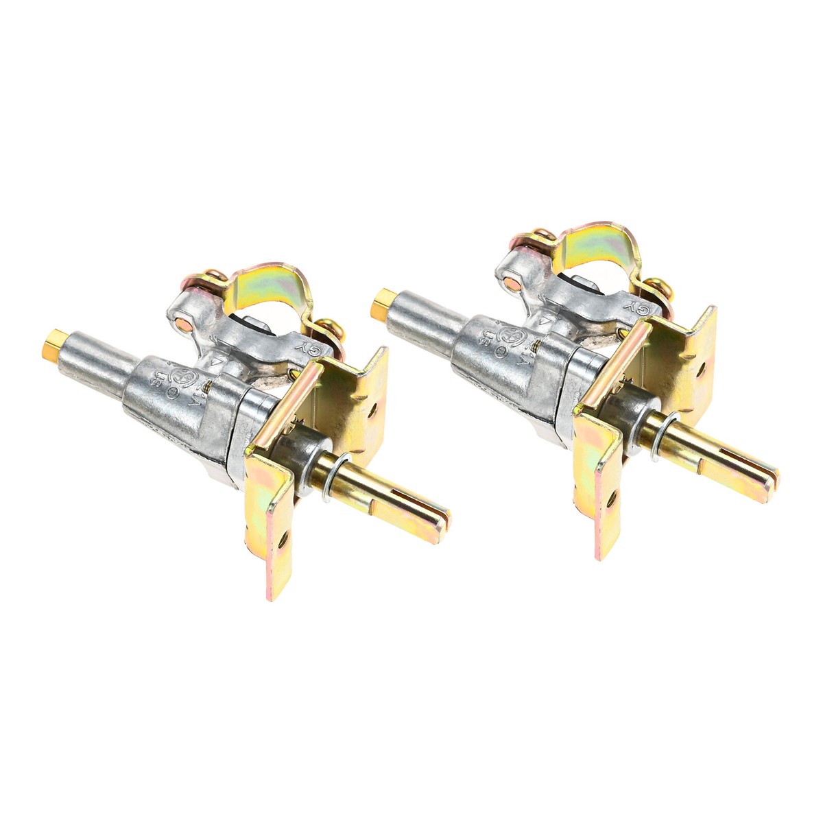 RichVibe BBQ Grill Gasregelventil Set | Ersatz Für 4-Brenner Flat Top Grill | Präzise Temperaturkontrolle