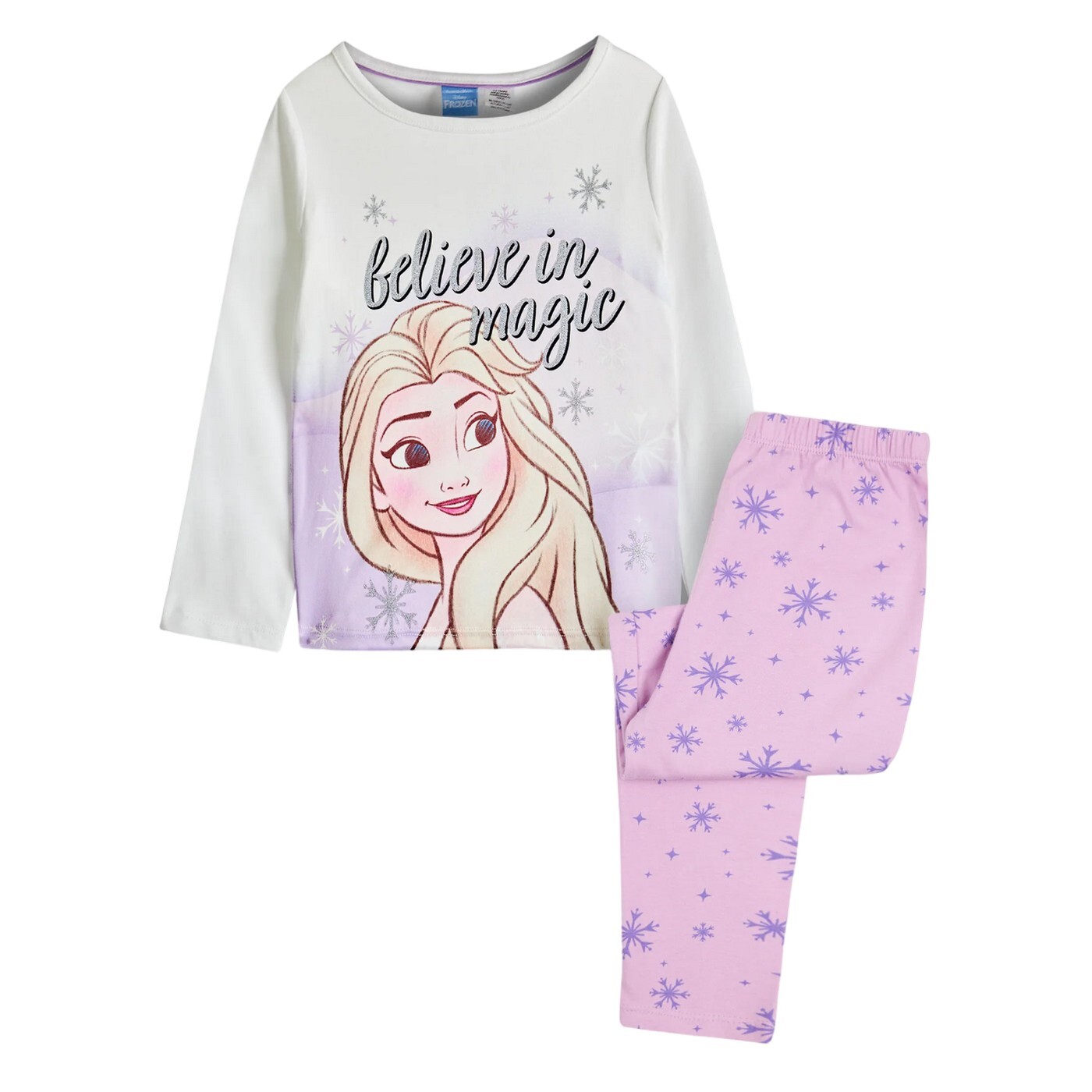 Frozen - Set de Pijama Largo Believe In Magic de Elsa Con estampado Niñas