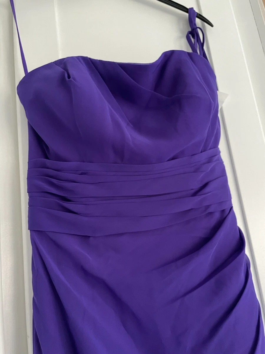 NEW unworn Ebony Rose bridesmaid prom dress maxi Violet Size 18 20 RRP 98
