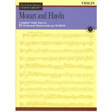 ORCHESTRA MUSICIAN'S CD-ROM LIBRARY MOZART AND HAYDN FOR VIOLIN RARE NEW ON SALE