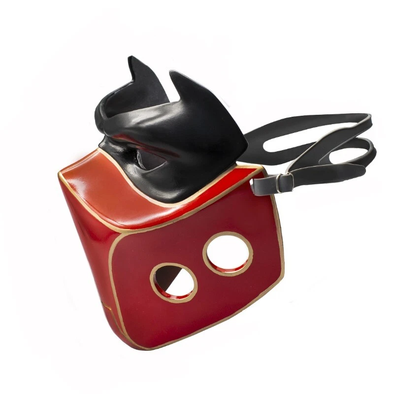 Capucha Roja Robin Batman Casco Resina Ajustable Máscara Halloween Fiesta Juegos con disfraces utilería Foto 2 de 4