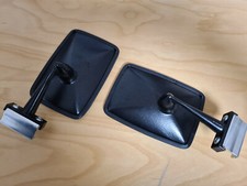 2 Stück Aussenspiegel IFA Simson Suhl Krause DUO DDR Metall schwarz