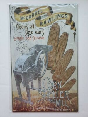Corn Sheller Mill Ohio Wholesale Inc. 16x10 Rustic Retro Metal Signs 28766