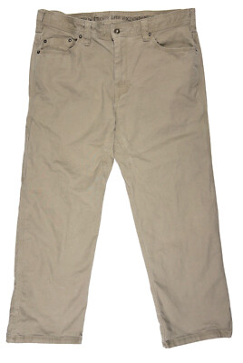 PrAna Bronson Canvas Utility Pants Men's Sz 38x30   Sand Gorpcore