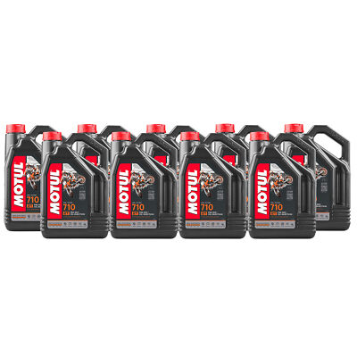 Motul 710 2T 100% synthetic 2-Stroke Ester Core 36L Engine Motor Oil 9 x 4L