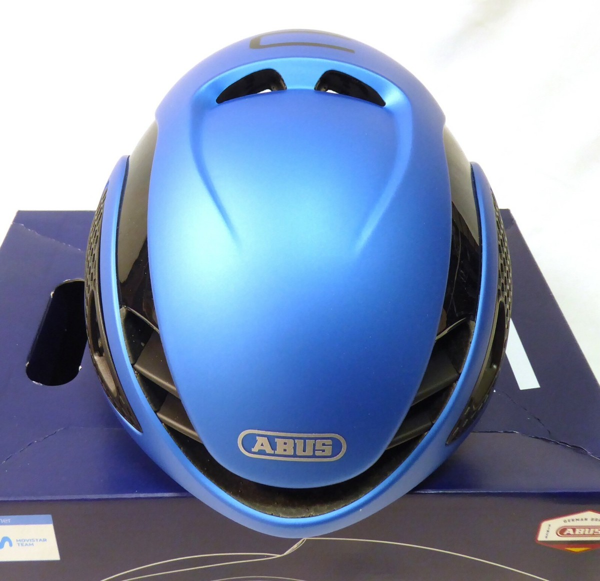 ABUS gamechanger Helm Stahlblau Groß 655043415474 | eBay