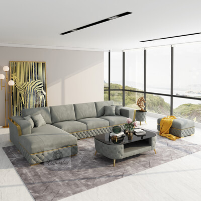 Designer Sofa Loft Style L Form