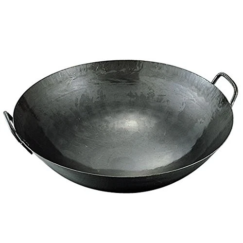 Kanda Kanda Iron Pot Press Iron Two-Handed Wok 36cm Plate Thickness 1.2mm 001014