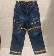 Marithe Francois Girbaud Blue Jeans 32x31 Blue Shuttle Tape Y2K Baggy 90s MFG