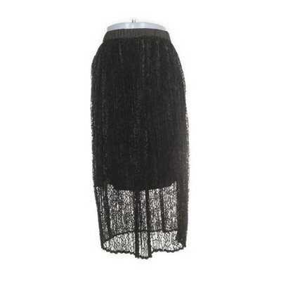 Lepsim, Rock, Größe: M, LP050222MC, Grün, Polyester, Spitze, Damen #Y05