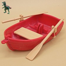 Playmobil bote de remos rojo-barca-barco-…