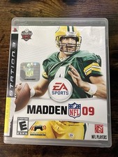 Madden NFL 09 Football Sony PlayStation 3 Video Game PS3 Complete with Manual