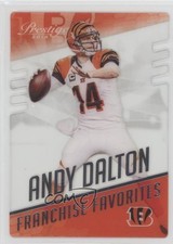 2015 Panini Prestige Franchise Favorites Andy Dalton #26 7l6