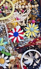 ~GOOD STUFF~ Huge! 10 LBS! Vintage ORIGINAL WOMENS~1950's 1960's Estate Jewelry~