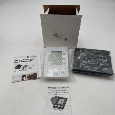 #ad New Blood Pressure Monitor Upper Arm Blood Pressure White $24.87