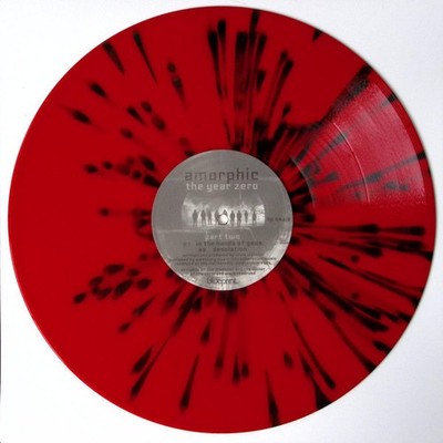 Amorphic - The Year Zero Part Two (Red Black Splatter Vinyl 12'') - TECHNO *NEW/C