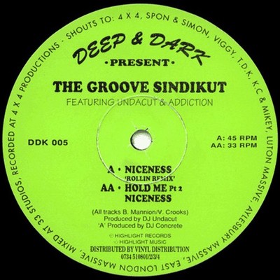 The Groove Sindikut Featuring DJ Undacut & Ad (Vinyl 12'' - 1994 - UK - Original)