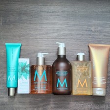Moroccanoil Set Hand Cream Fragrance Mist Body Lotion Scrub Shower Gel Hand Wash