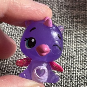 Hatchimals CollEGGtibles 9 Pack + Purple Egg Carton Glitter Figures: Pink Fox