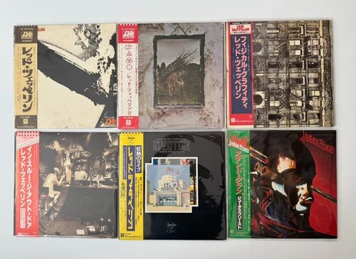 Led Zeppelin, Judas Priest, Mahogany Rush, MSG...【12 x Japanese LP Lot w/Obi】