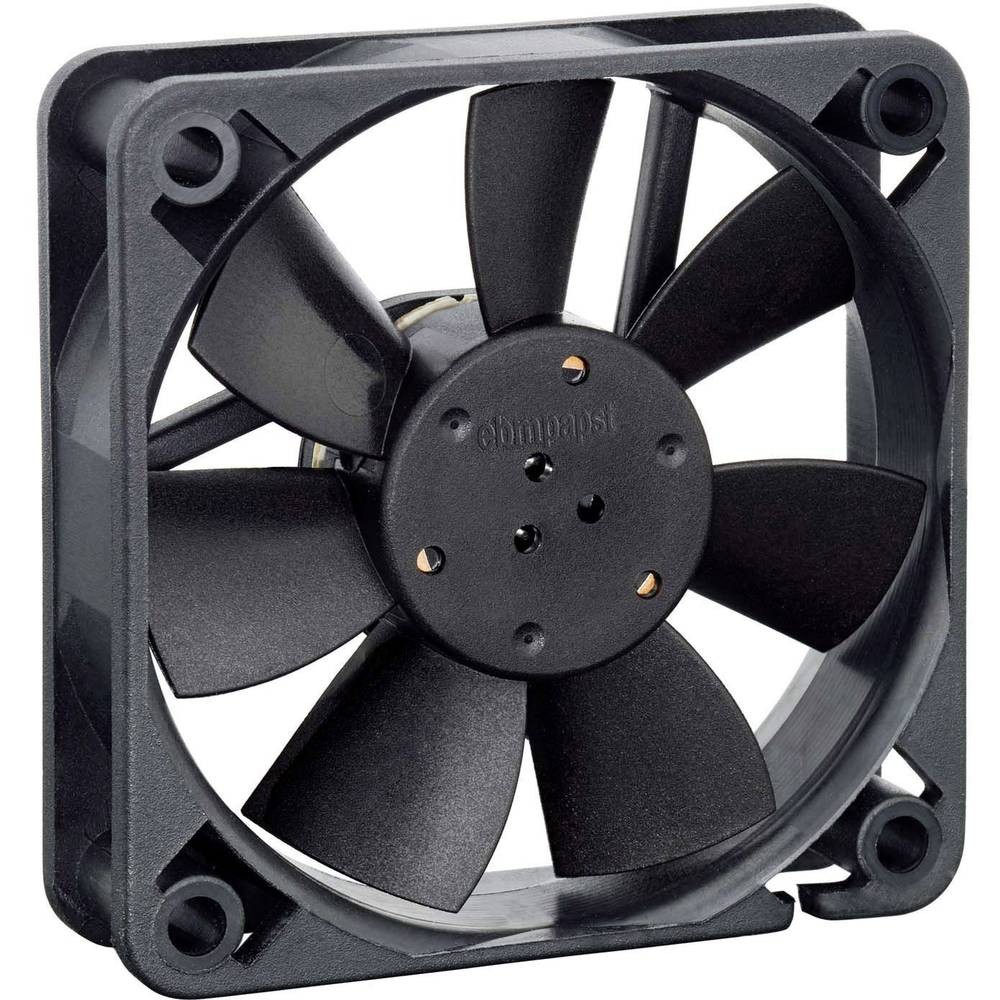 Ventilateur axial EBM Papst 612F/2-638 12V DC 27 m³/h 60x60mm pour refroidissement IT