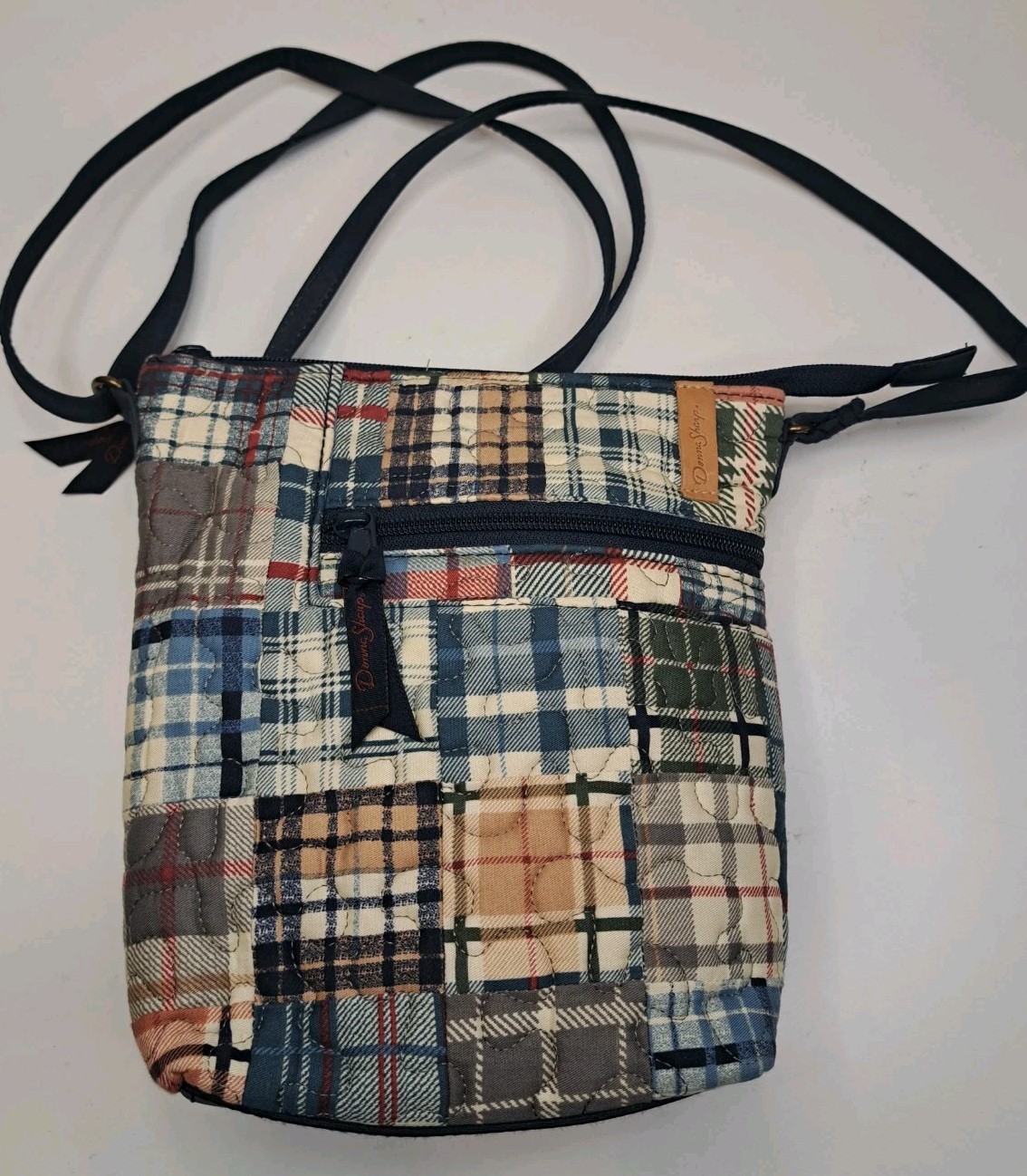 Donna Sharp Quilted Patchwork Adjustable Crossbod… - image 1